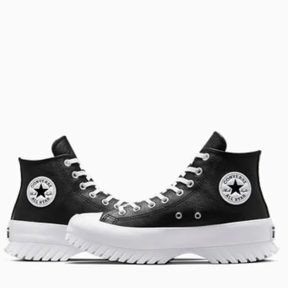 Converse Black Genuine Leather Chuck Taylor All Star Lugged 2.0 - Picture 2 of 6